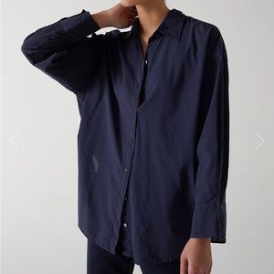 Velvet Brand - Redondo Cotton Button Down - Black Size Medium